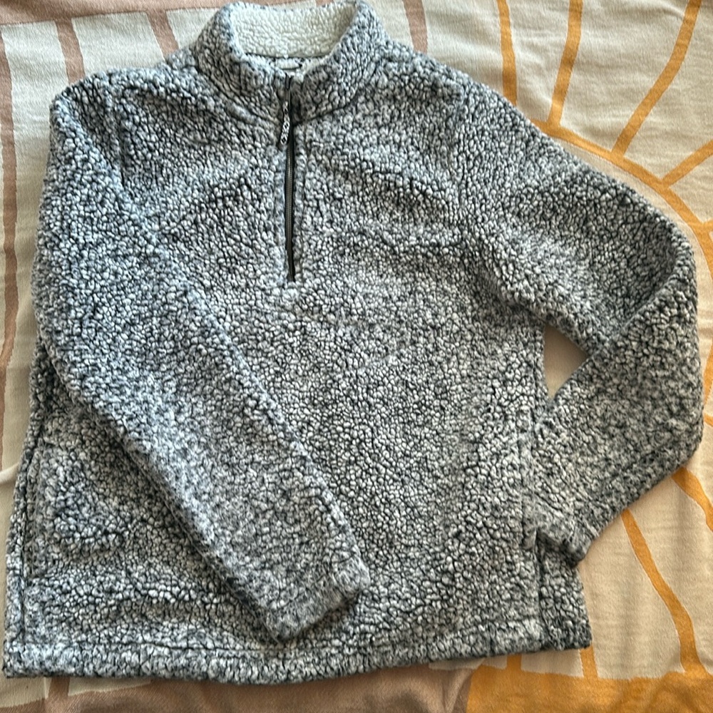sherpa 1/4 zip jacket